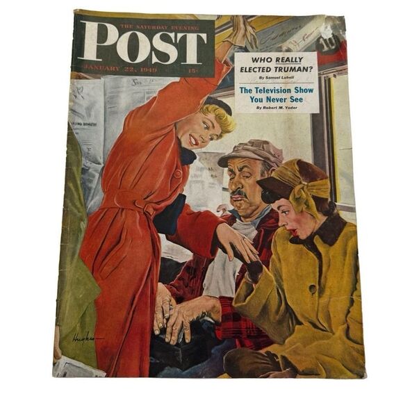 Saturday Evening Post Magazine January 22 1949 Engagement Ring - George Hughes - Picture 1 of 10